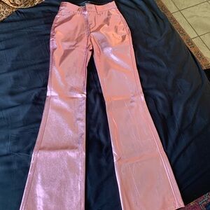 Wild Fable Metallic Rose Trousers